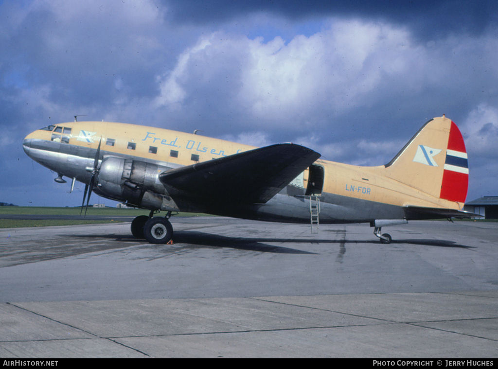 Aircraft Photo of LN-FOR | Riddle C-46R Commando Super 46C | Fred. Olsen Lines | AirHistory.net #109234