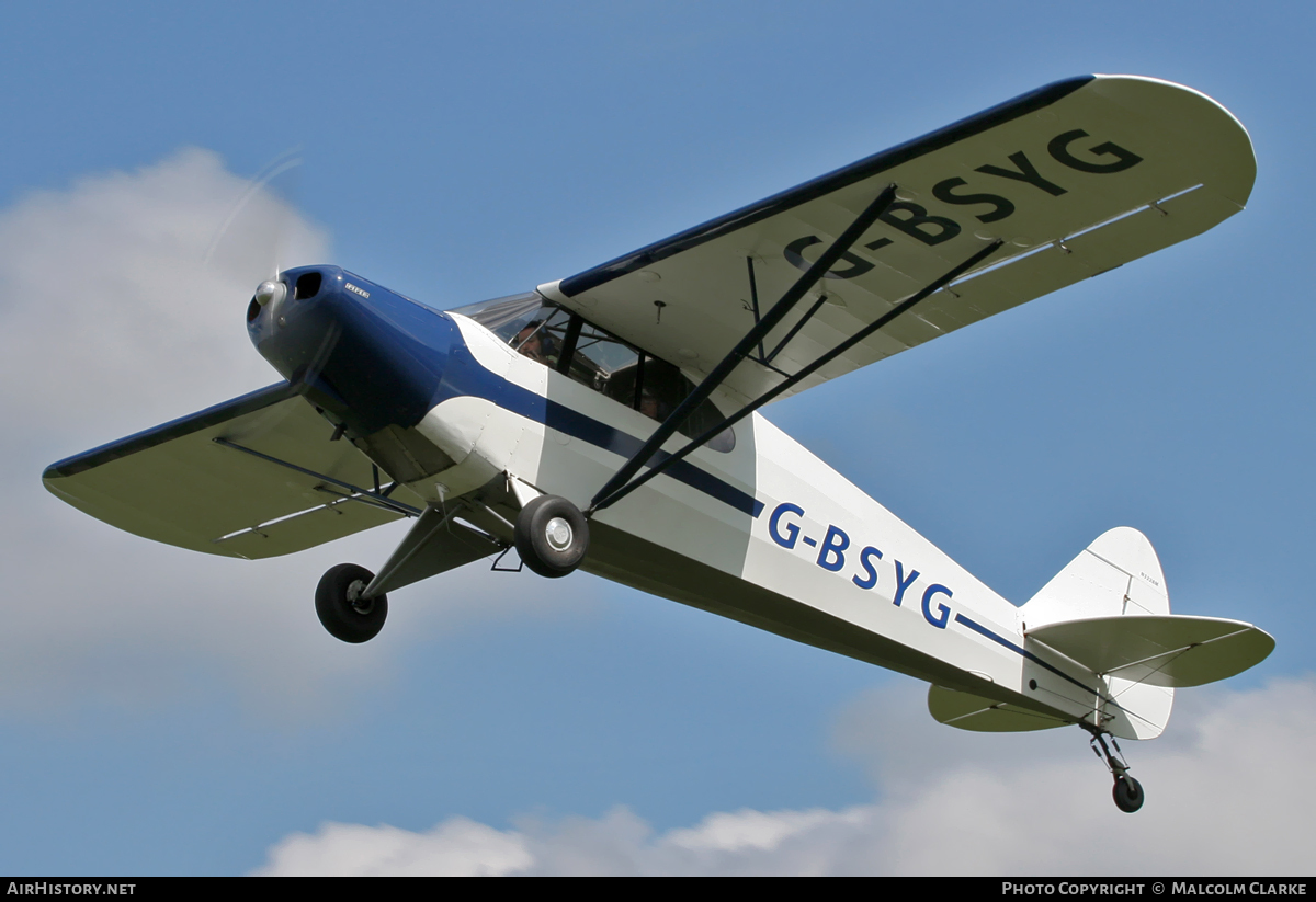 Aircraft Photo of G-BSYG | Piper PA-12 Super Cruiser | AirHistory.net #109251