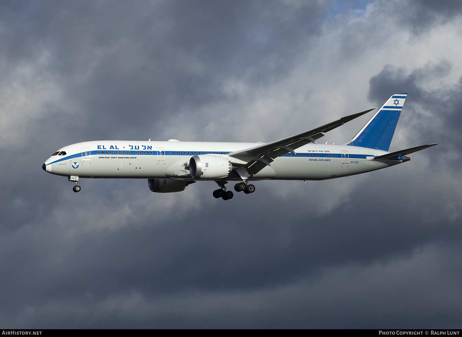 Aircraft Photo of 4X-EDF | Boeing 787-9 Dreamliner | El Al Israel Airlines | AirHistory.net #109255