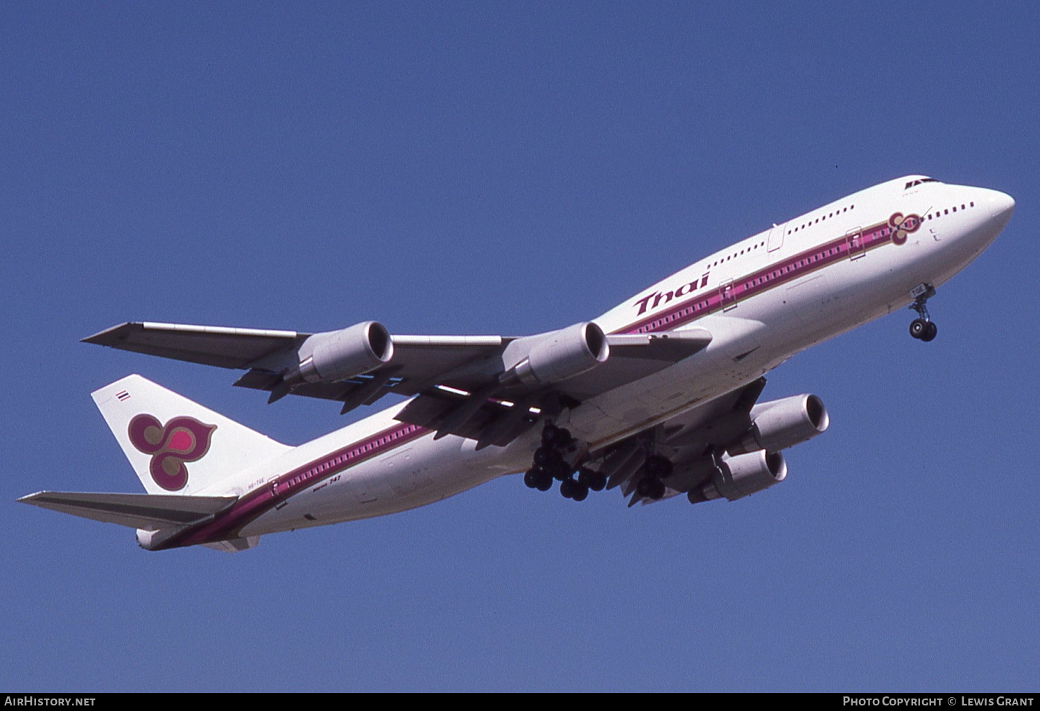 Aircraft Photo of HS-TGE | Boeing 747-3D7 | Thai Airways International | AirHistory.net #109281