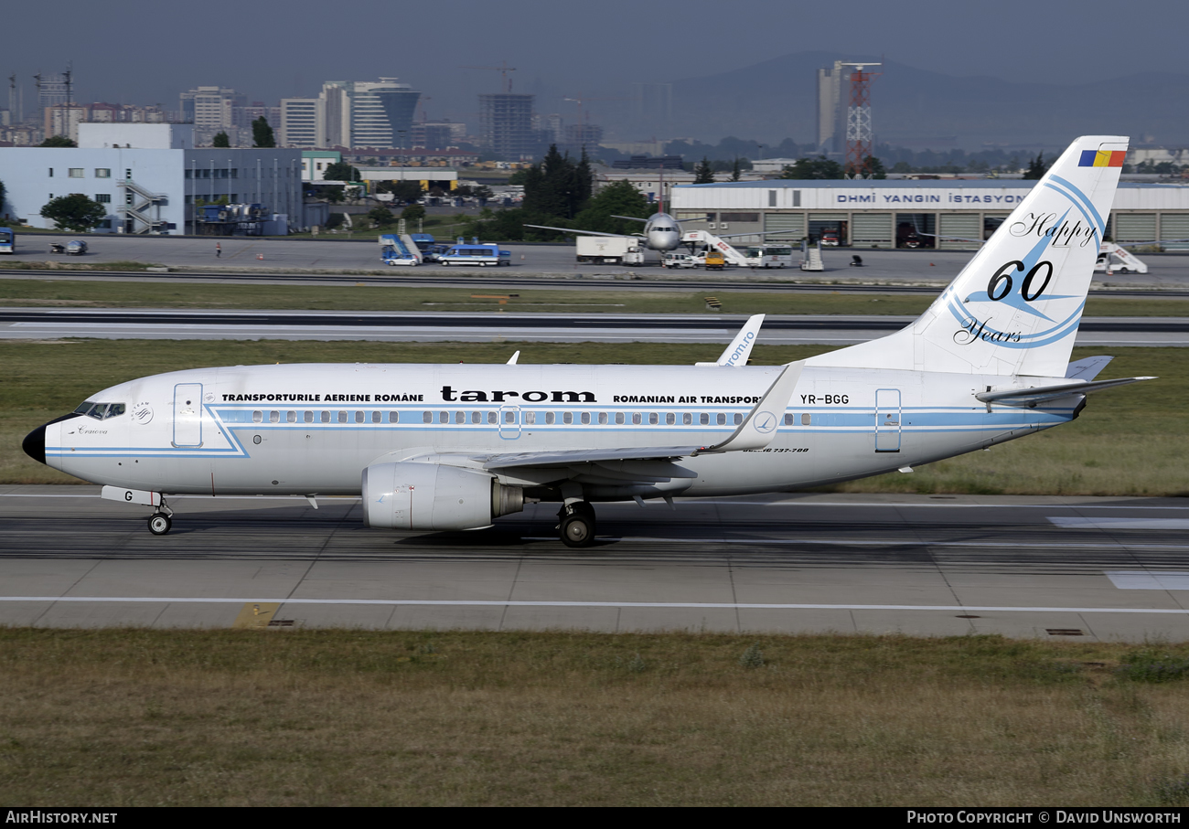 Aircraft Photo of YR-BGG | Boeing 737-78J | TAROM - Transporturile Aeriene Române | AirHistory.net #109283