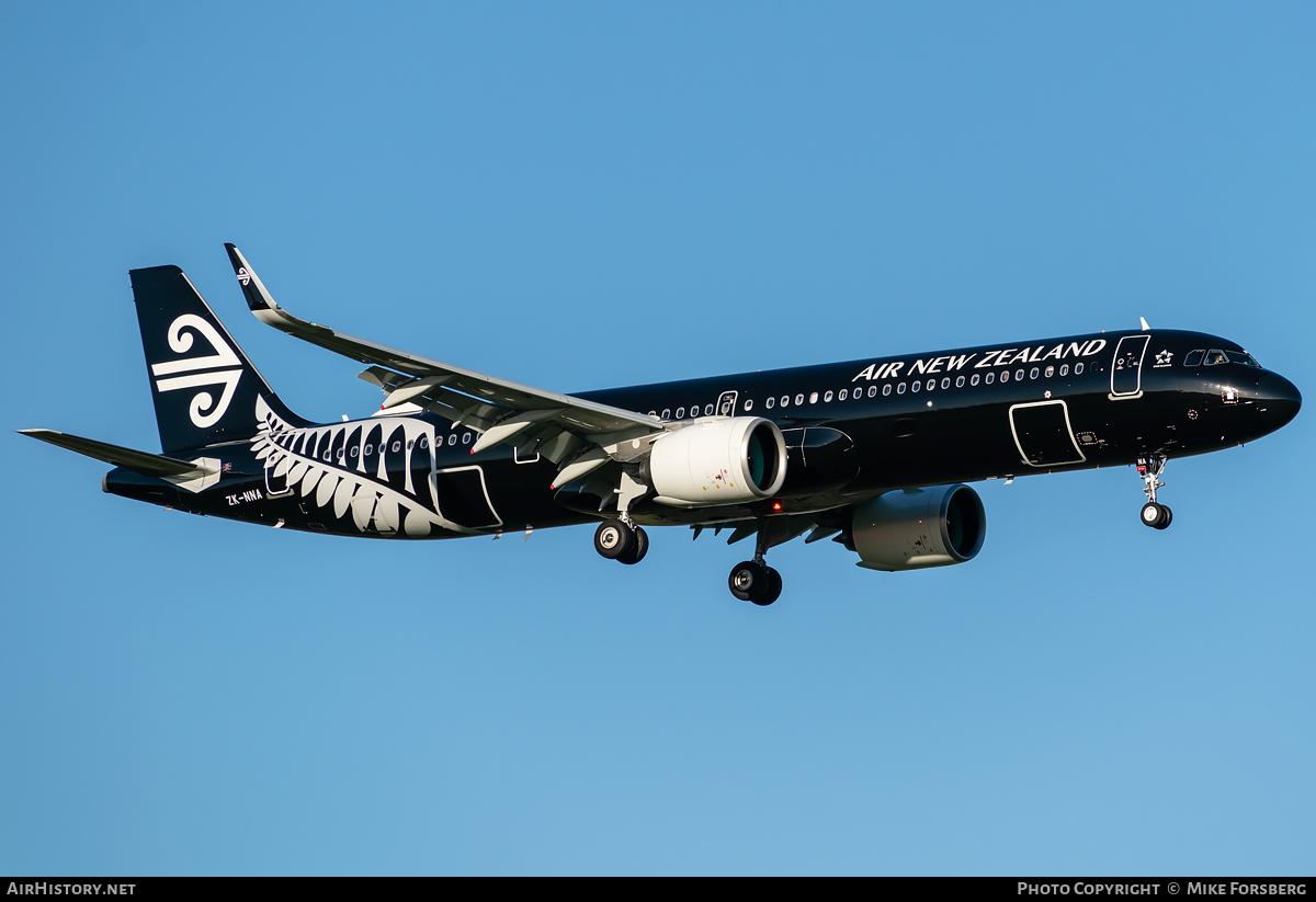 Aircraft Photo of ZK-NNA | Airbus A321-271N | Air New Zealand | AirHistory.net #109286