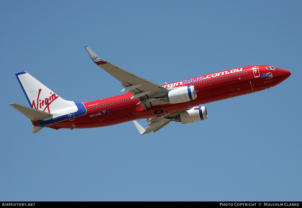 Aircraft Photo of VH-VUL | Boeing 737-8FE | Virgin Blue Airlines | AirHistory.net #109303