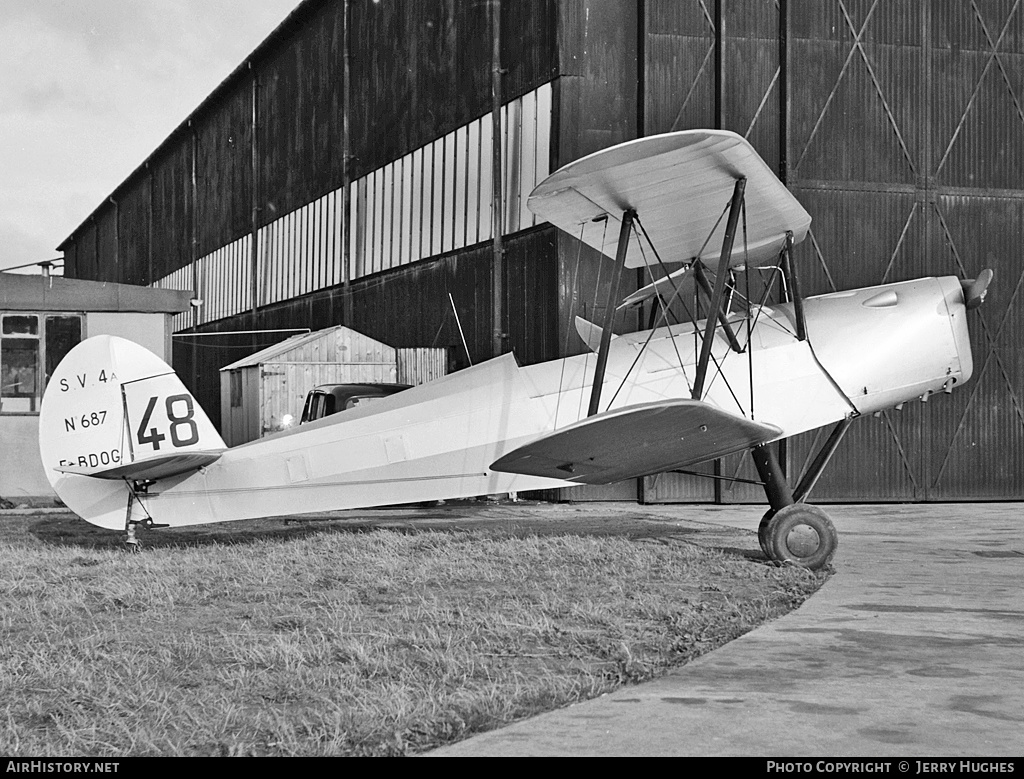 Aircraft Photo of F-BDOG | Stampe-Vertongen SV-4A | AirHistory.net #109324