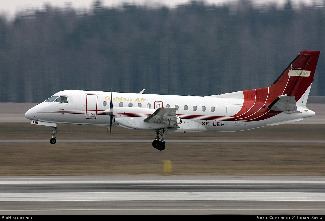 Aircraft Photo of SE-LEP | Saab 340A | Golden Air | AirHistory.net #109336
