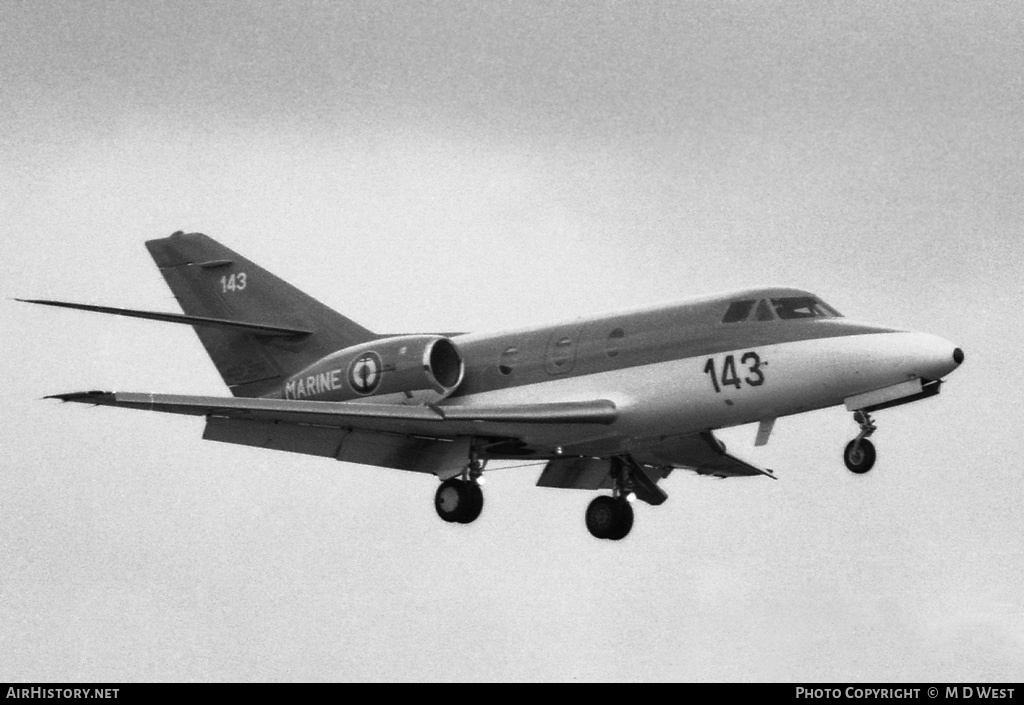 Aircraft Photo of 143 | Dassault Falcon 10MER | France - Navy | AirHistory.net #109340