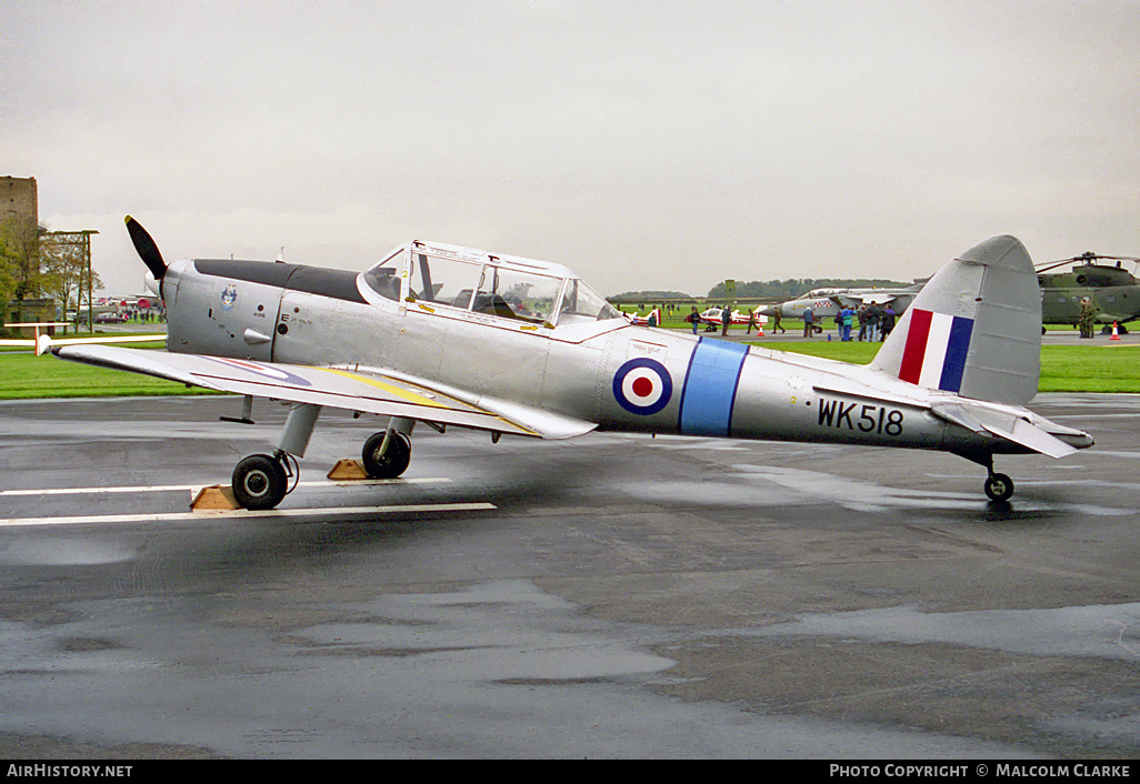 Aircraft Photo of WK518 | De Havilland DHC-1 Chipmunk T10 | UK - Air Force | AirHistory.net #109342