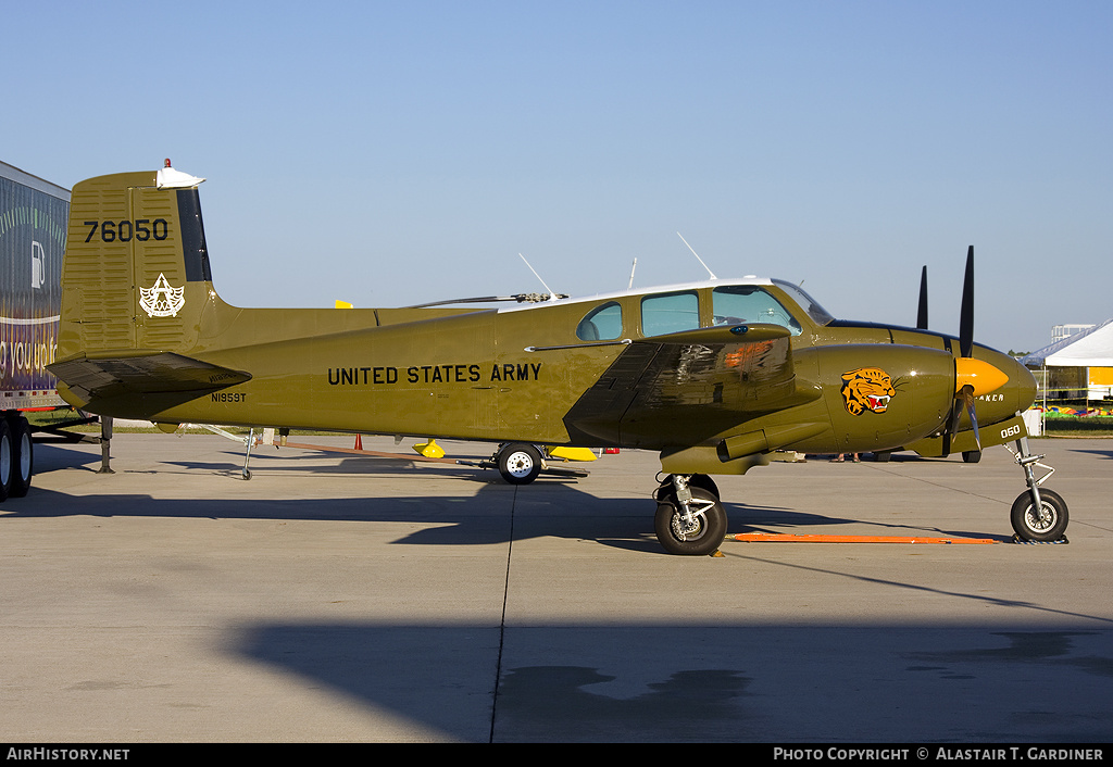 Aircraft Photo of N1959T / 76050 | Beech D50B Twin Bonanza | USA - Army | AirHistory.net #109356