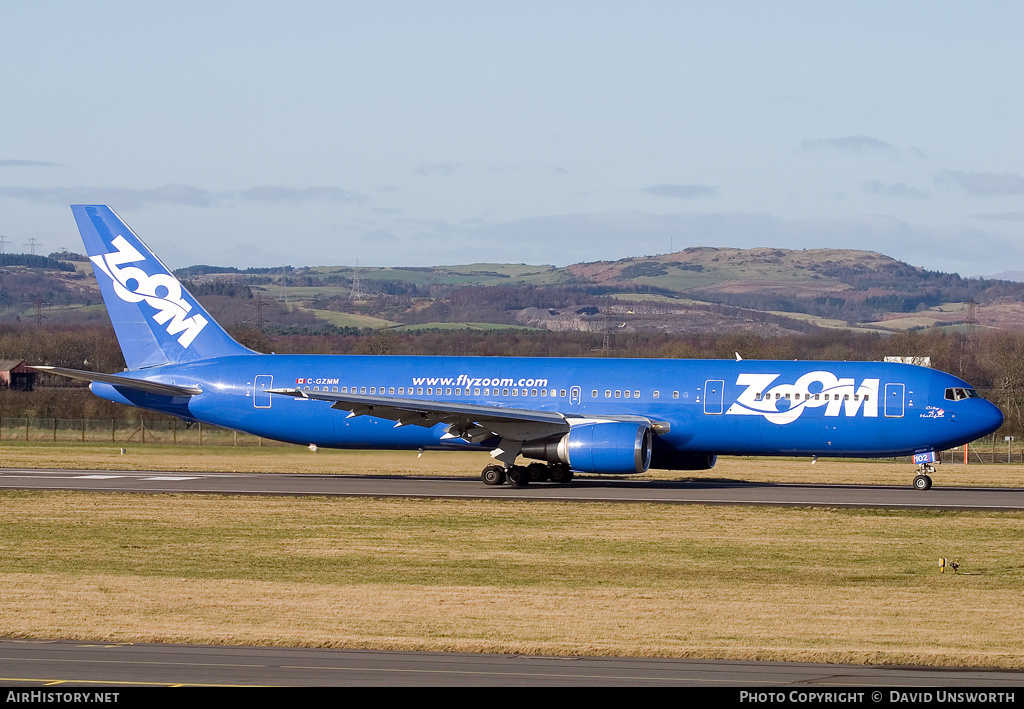 Aircraft Photo of C-GZMM | Boeing 767-328/ER | Zoom Airlines | AirHistory.net #109380