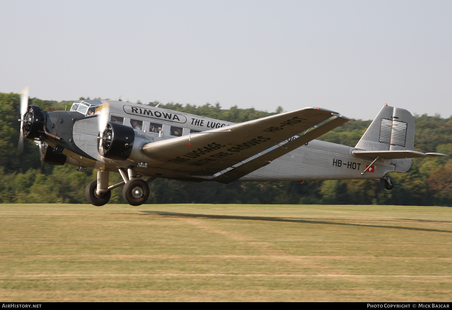 Aircraft Photo of HB-HOT | Junkers Ju 52/3m ge | Ju-Air | AirHistory.net #109393