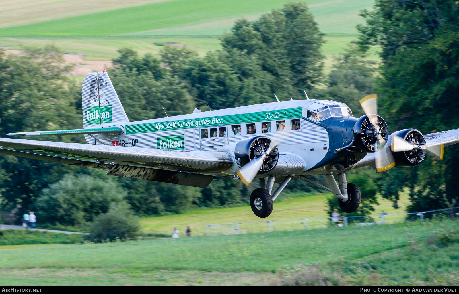 Aircraft Photo of HB-HOP | Junkers Ju 52/3m g4e | Ju-Air | AirHistory.net #109394