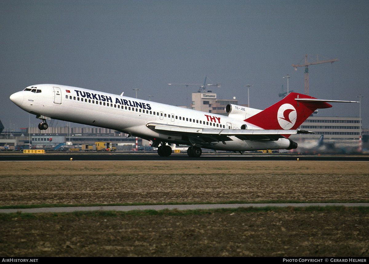 Aircraft Photo of TC-JCE | Boeing 727-2F2/Adv | THY Türk Hava Yolları - Turkish Airlines | AirHistory.net #109407