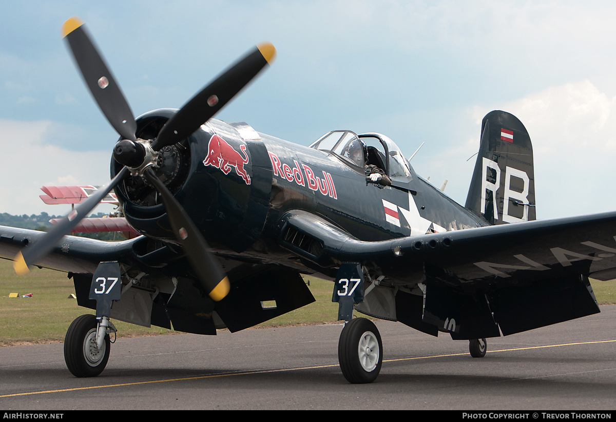 Aircraft Photo of OE-EAS | Vought F4U-4 Corsair | Red Bull | USA - Navy | AirHistory.net #109444