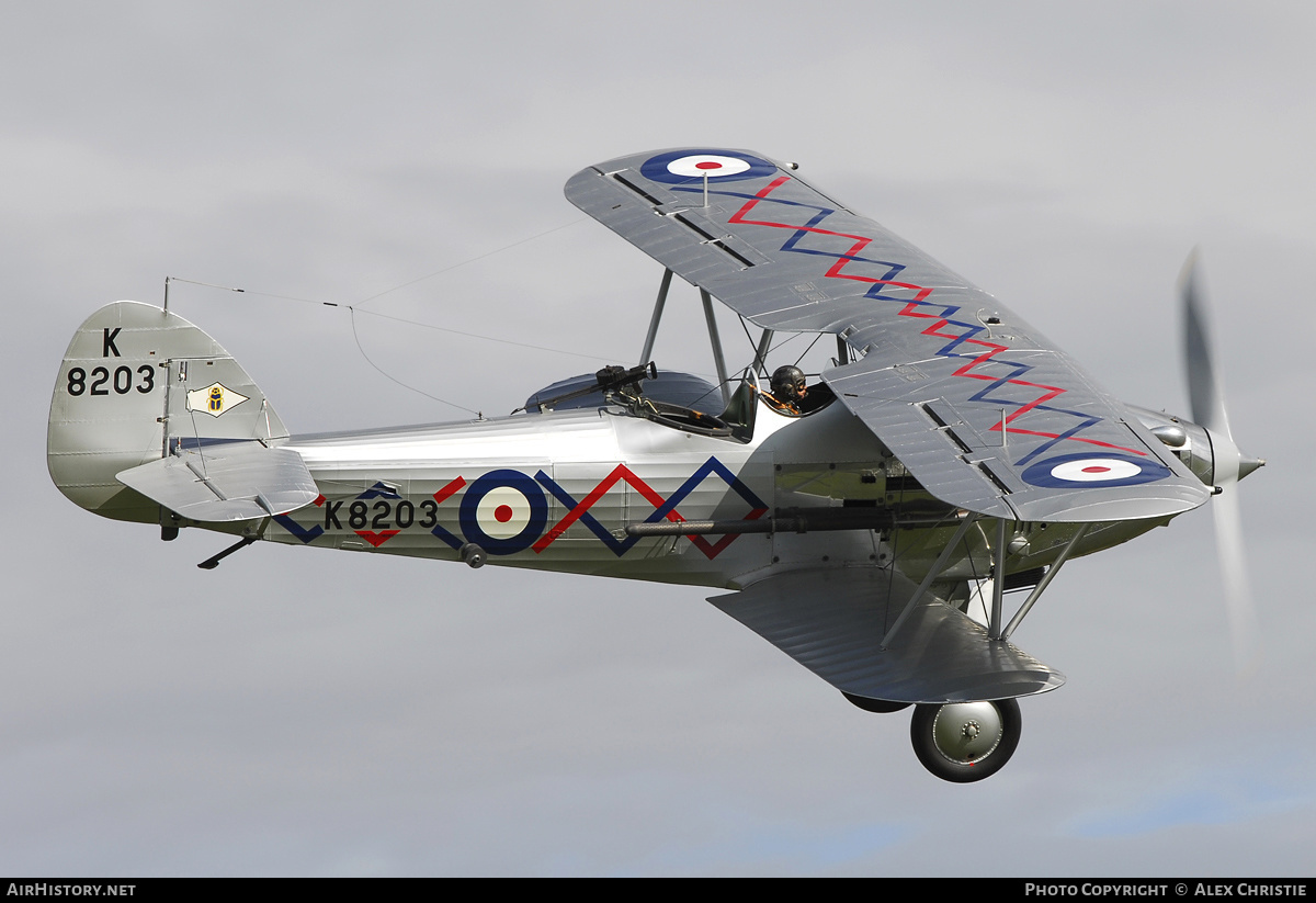 Aircraft Photo of G-BTVE / K8203 | Hawker Demon I | UK - Air Force | AirHistory.net #109450