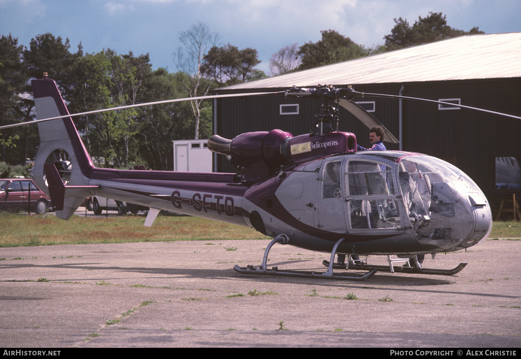 Aircraft Photo of G-SFTD | Aerospatiale SA-341G Gazelle | AirHistory.net #109452