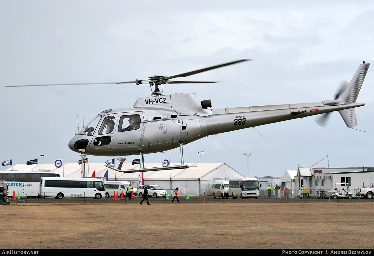 Aircraft Photo of VH-VCZ | Aerospatiale AS-350BA Ecureuil | PHS - Professional Helicopter Services | AirHistory.net #109460