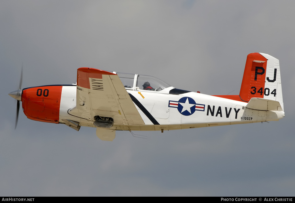 Aircraft Photo of N100ZP | Beech T-34A Mentor | USA - Navy | AirHistory.net #109461