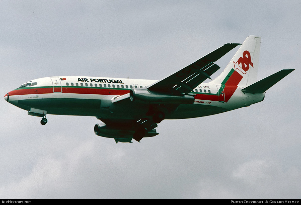 Aircraft Photo of CS-TEK | Boeing 737-282/Adv | TAP Air Portugal | AirHistory.net #109464