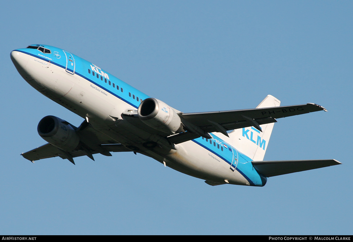 Aircraft Photo of PH-BDG | Boeing 737-306 | KLM - Royal Dutch Airlines | AirHistory.net #109478