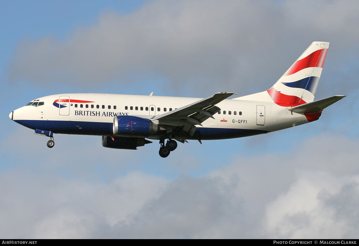 Aircraft Photo of G-GFFI | Boeing 737-528 | British Airways | AirHistory.net #109480