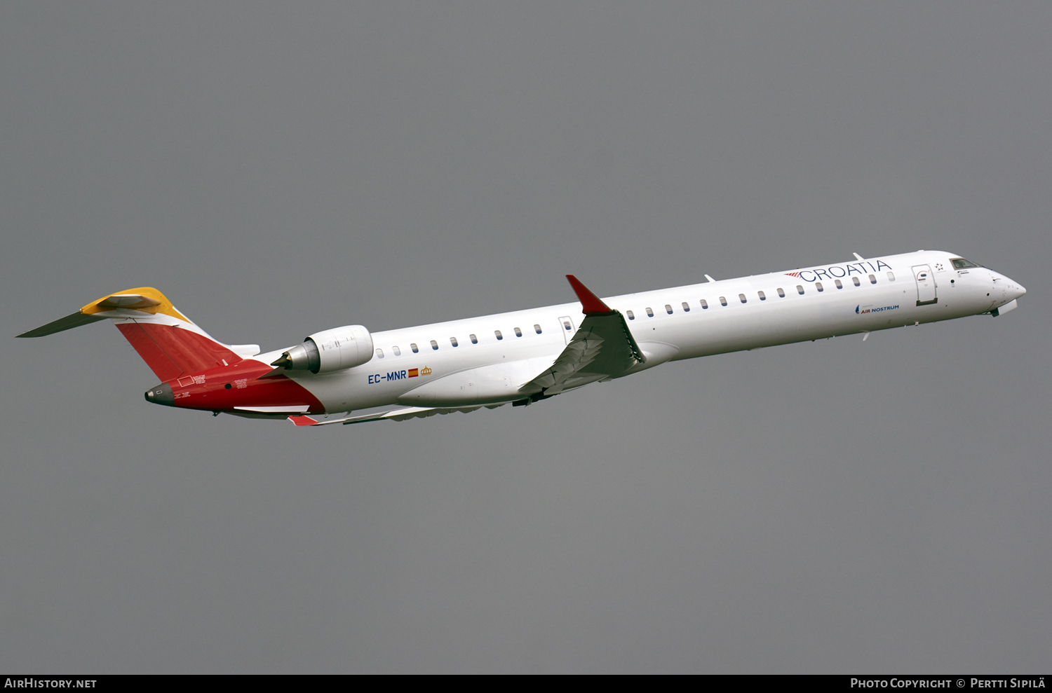 Aircraft Photo of EC-MNR | Bombardier CRJ-1000 (CL-600-2E25) | Croatia Airlines | AirHistory.net #109485