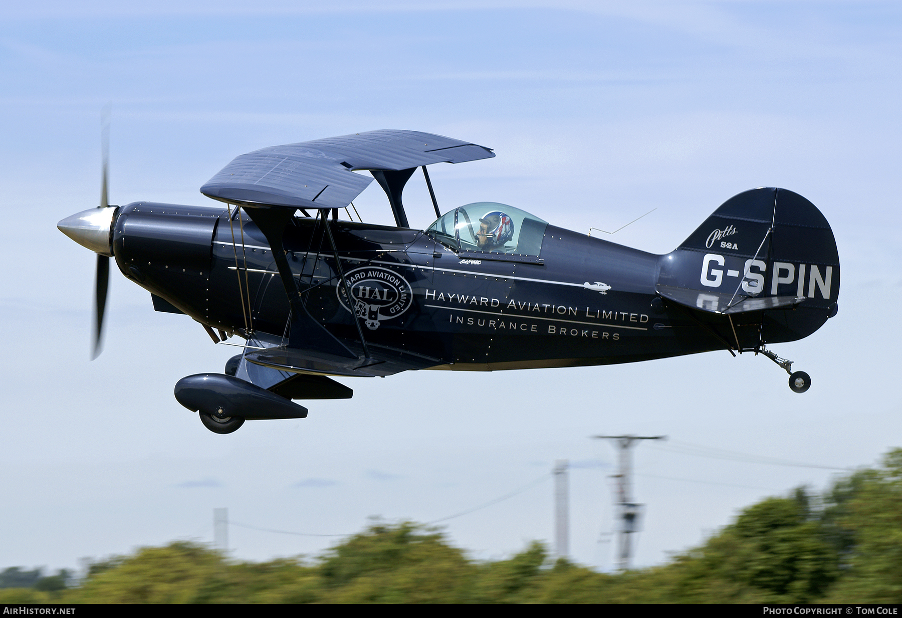 Aircraft Photo of G-SPIN | Aerotek Pitts S-2A Special | Hayward Aviation - HAL | AirHistory.net #109486