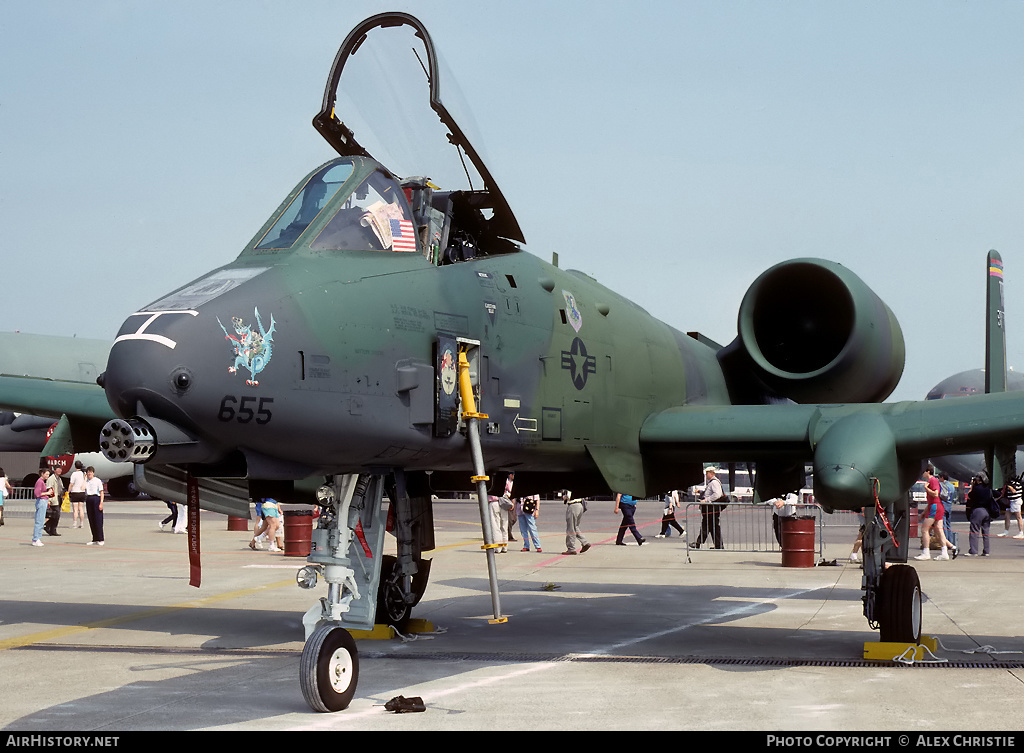Aircraft Photo of 82-0655 / AF82-655 | Fairchild A-10A Thunderbolt II | USA - Air Force | AirHistory.net #109503