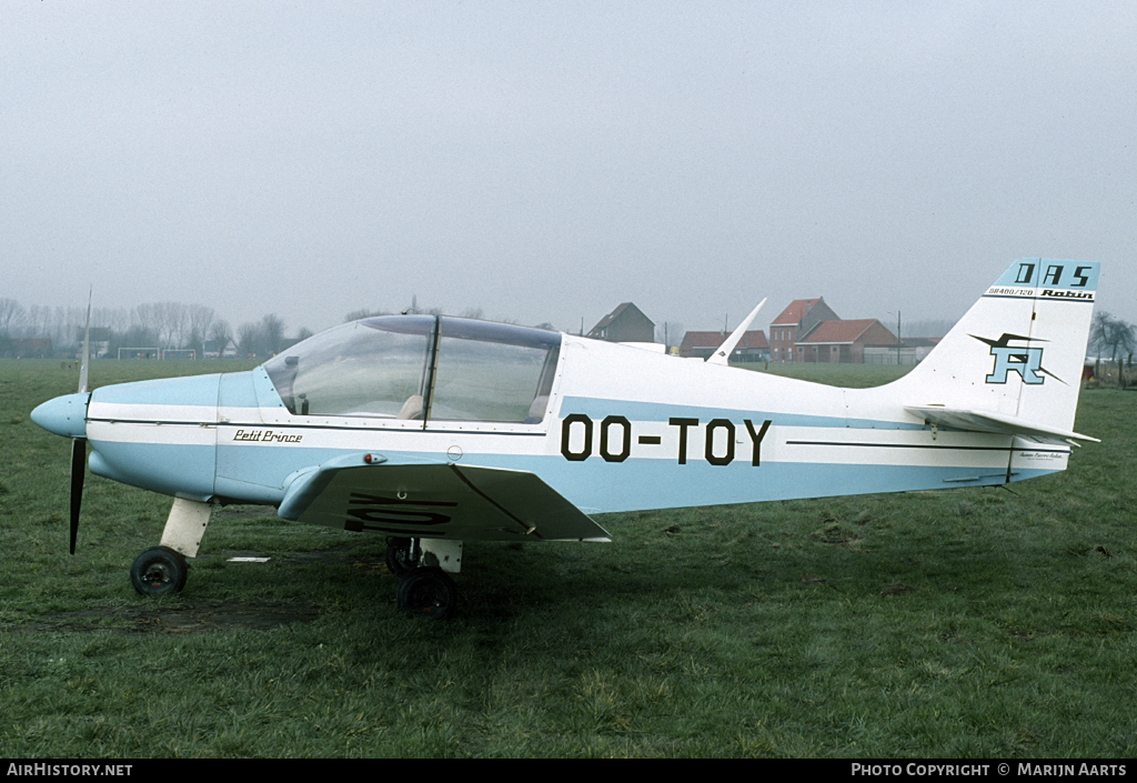 Aircraft Photo of OO-TOY | Robin DR-400-120 Petit Prince | DAS - Devleminck Air Service | AirHistory.net #109517