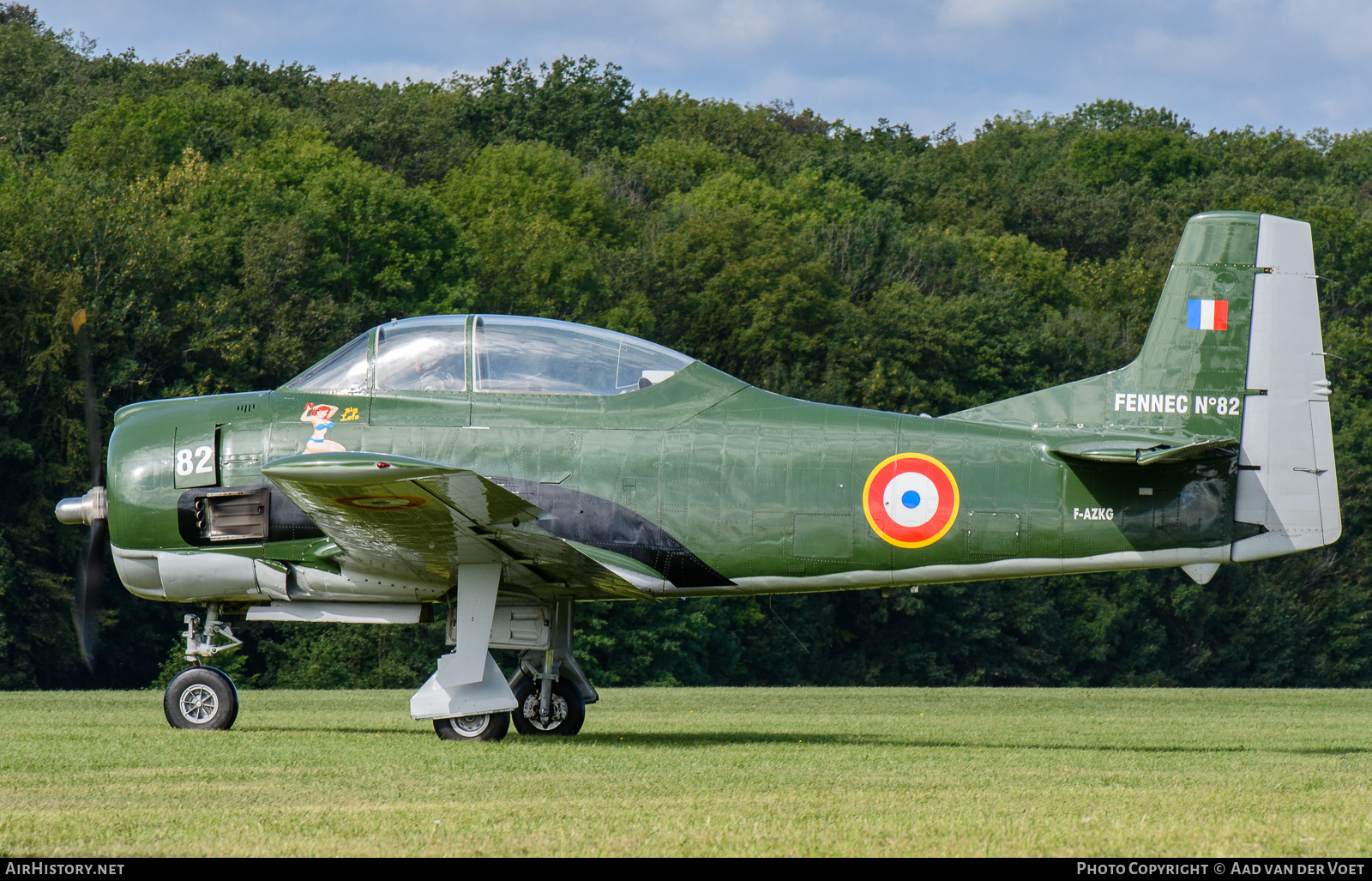 Aircraft Photo of F-AZKG / 82 | North American T-28A Fennec | France - Air Force | AirHistory.net #109522