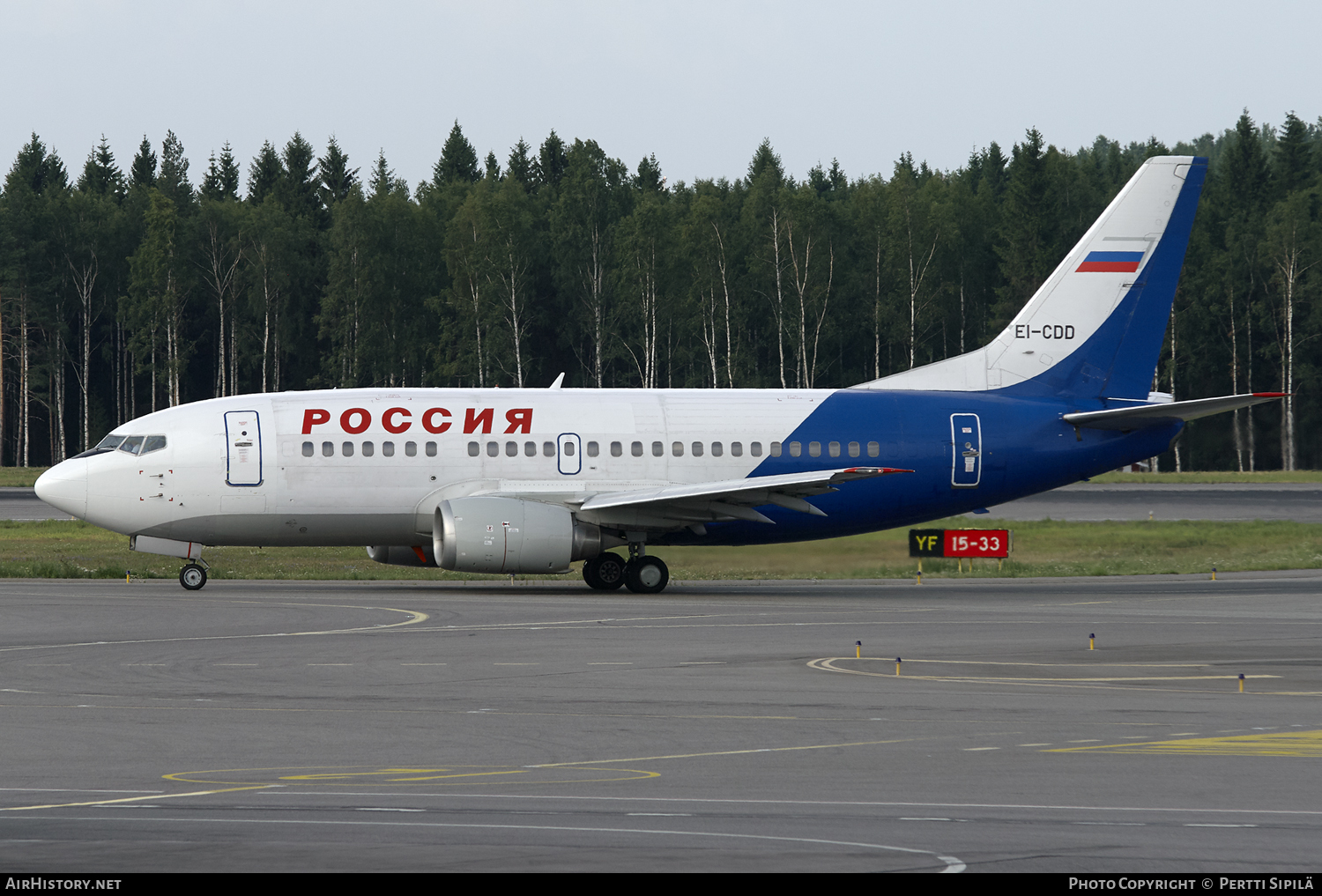 Aircraft Photo of EI-CDD | Boeing 737-548 | Rossiya - Russian Airlines | AirHistory.net #109524