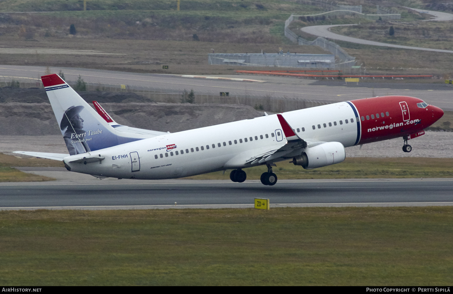 Aircraft Photo of EI-FHH | Boeing 737-8FZ | Norwegian | AirHistory.net #109526