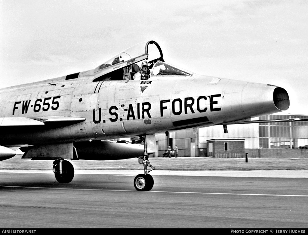 Aircraft Photo of 55-3655 | North American F-100D Super Sabre | USA - Air Force | AirHistory.net #109531