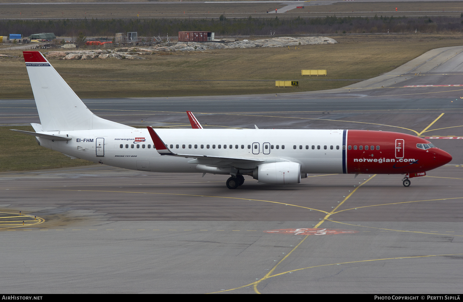 Aircraft Photo of EI-FHM | Boeing 737-8JP | Norwegian | AirHistory.net #109545