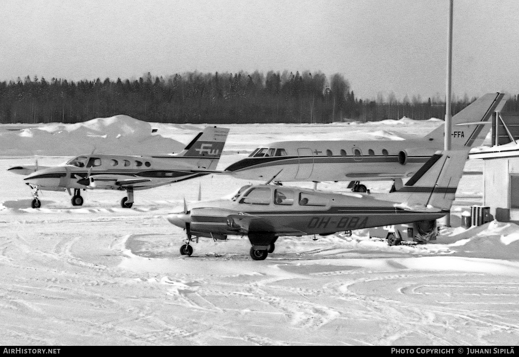 Aircraft Photo of OH-BBA | Beech A55 Baron (95-A55) | AirHistory.net #109562