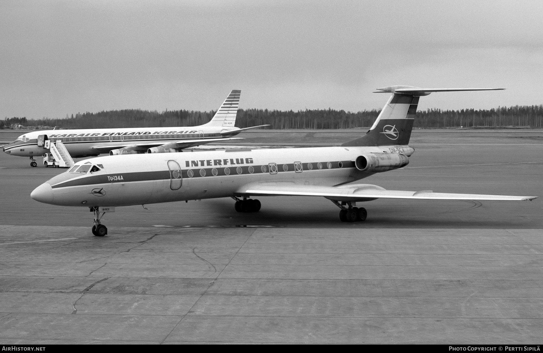 Aircraft Photo of DM-SCX | Tupolev Tu-134A | Interflug | AirHistory.net #109583