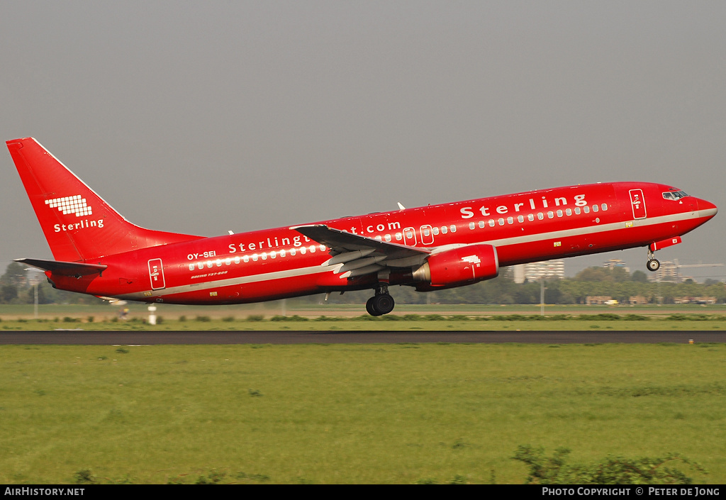 Aircraft Photo of OY-SEI | Boeing 737-85H | Sterling Airlines | AirHistory.net #109585