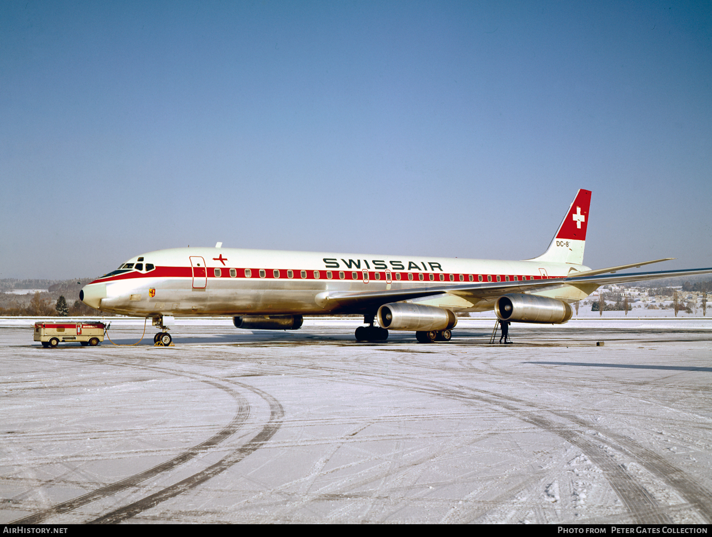 Aircraft Photo of HB-IDE | McDonnell Douglas DC-8-62 | Swissair | AirHistory.net #109607