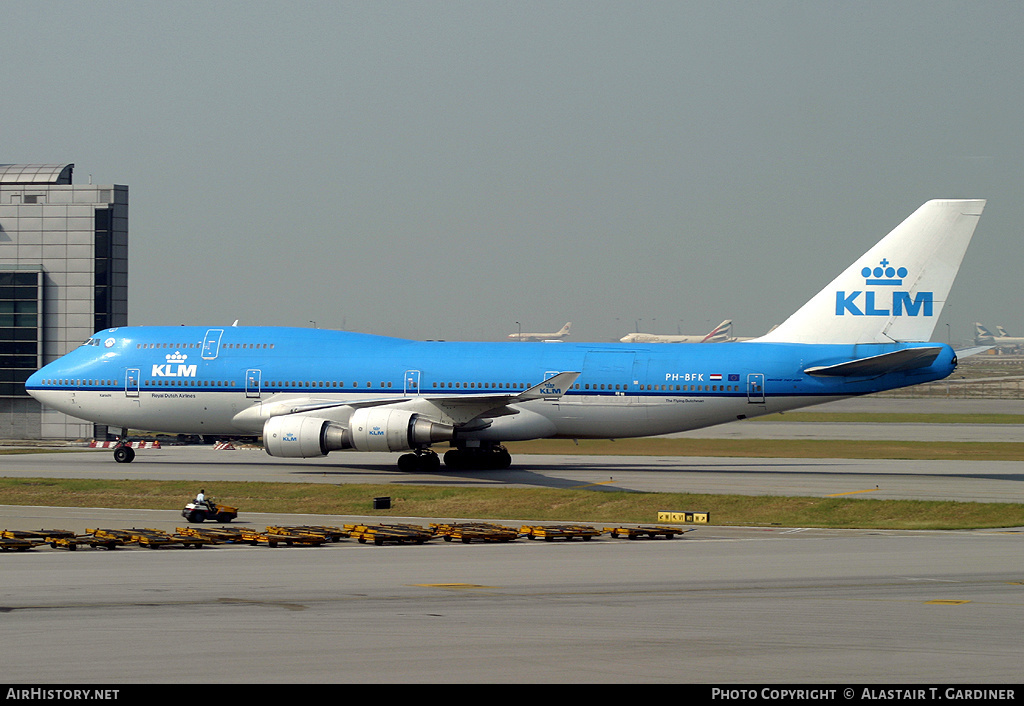 Aircraft Photo of PH-BFK | Boeing 747-406M | KLM - Royal Dutch Airlines | AirHistory.net #109637