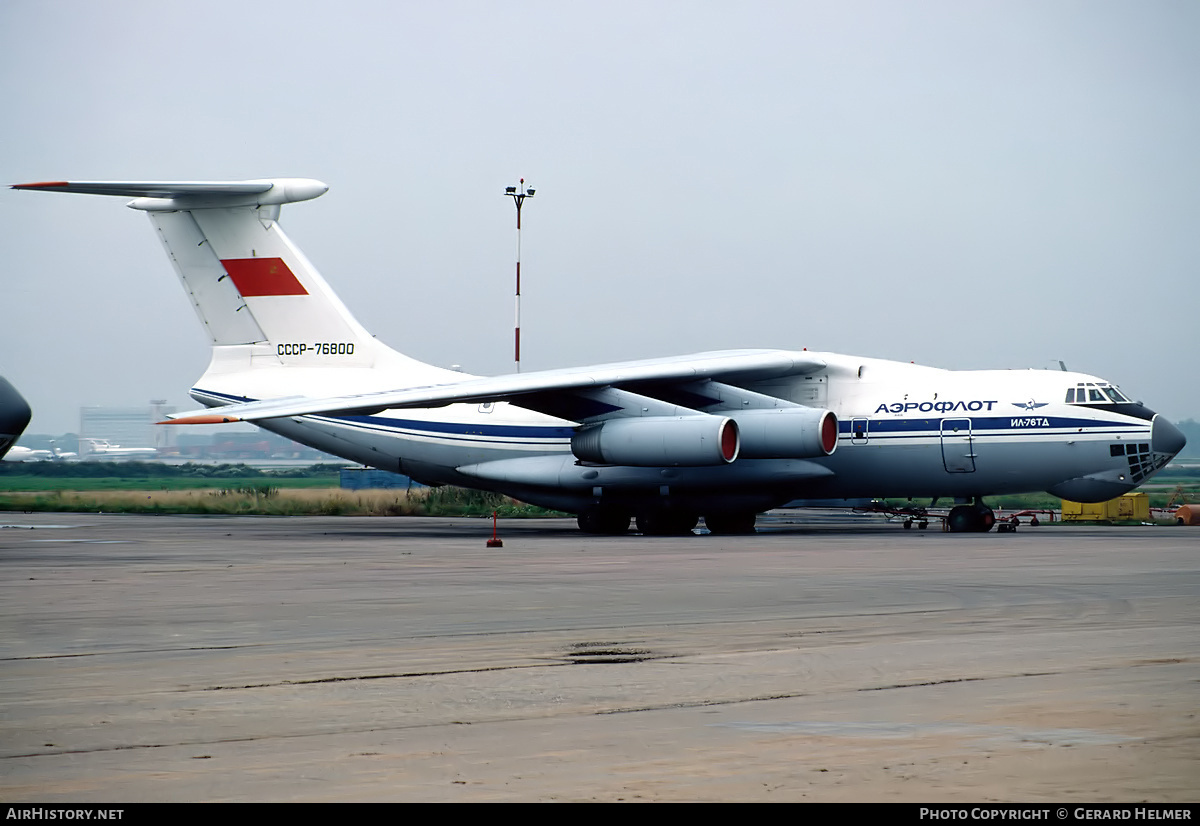Aircraft Photo of CCCP-76800 | Ilyushin Il-76TD | Aeroflot | AirHistory.net #109642