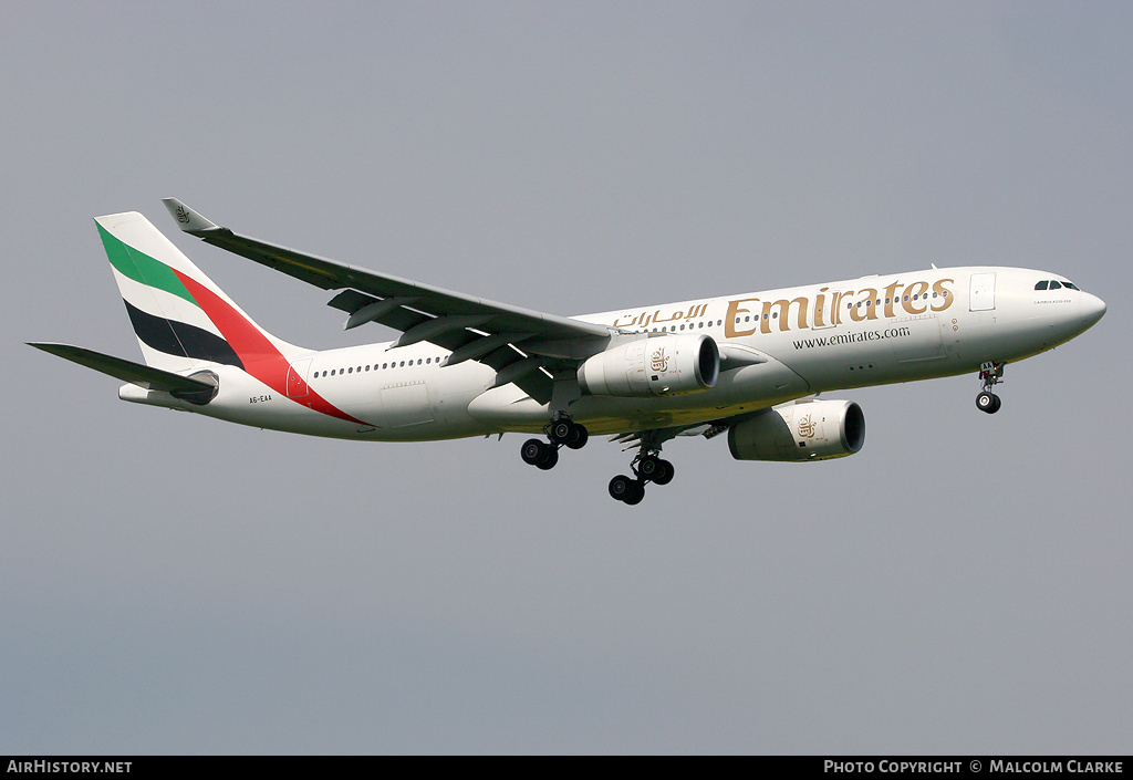 Aircraft Photo of A6-EAA | Airbus A330-243 | Emirates | AirHistory.net #109650
