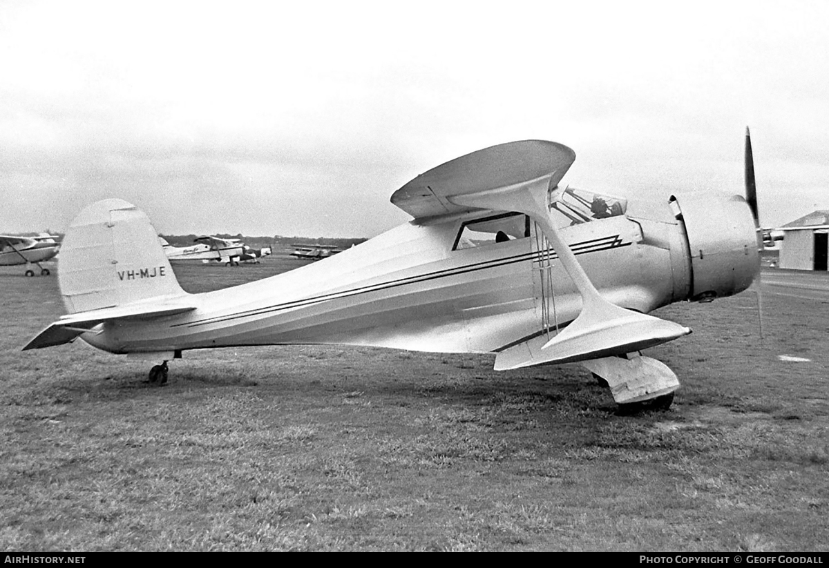 Aircraft Photo of VH-MJE | Beech D17S | AirHistory.net #109655