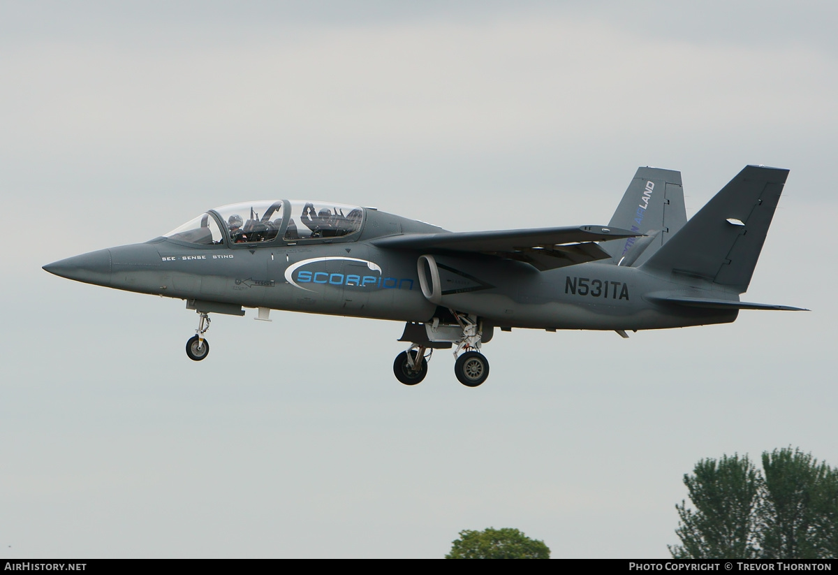 Aircraft Photo of N531TA | Cessna E530 Scorpion | Textron AirLand | AirHistory.net #109666