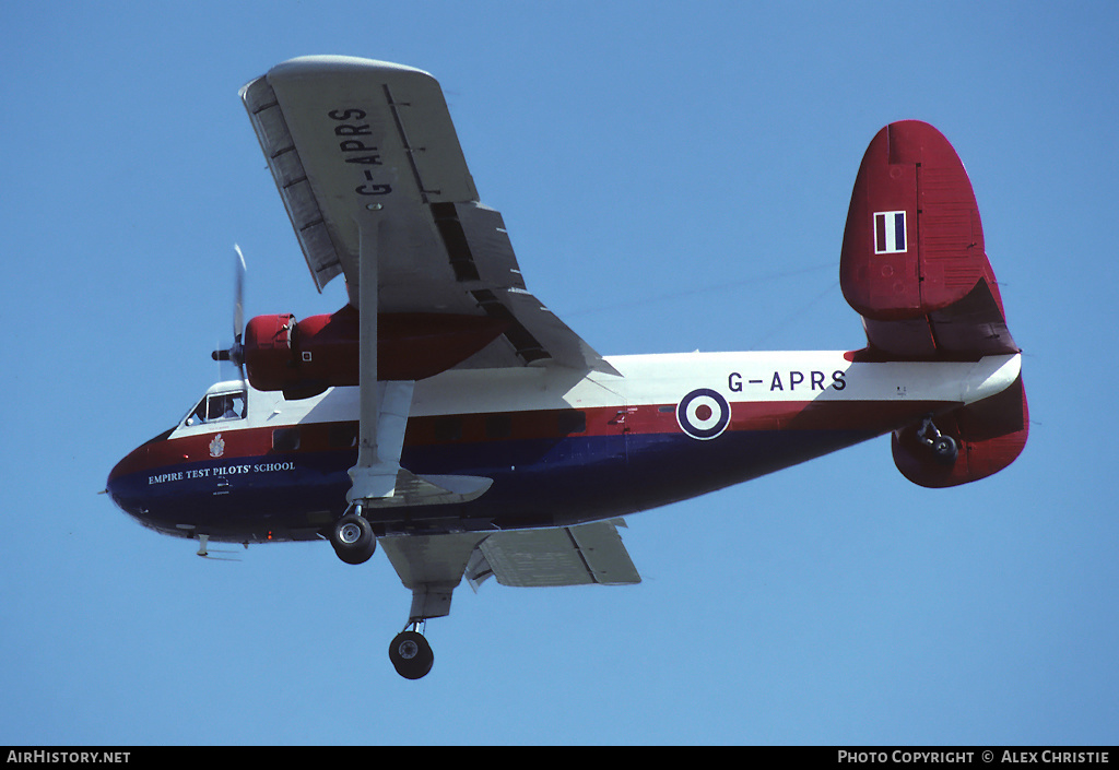 Aircraft Photo of G-APRS | Scottish Aviation Twin Pioneer Series 3 | UK - Air Force | AirHistory.net #109673