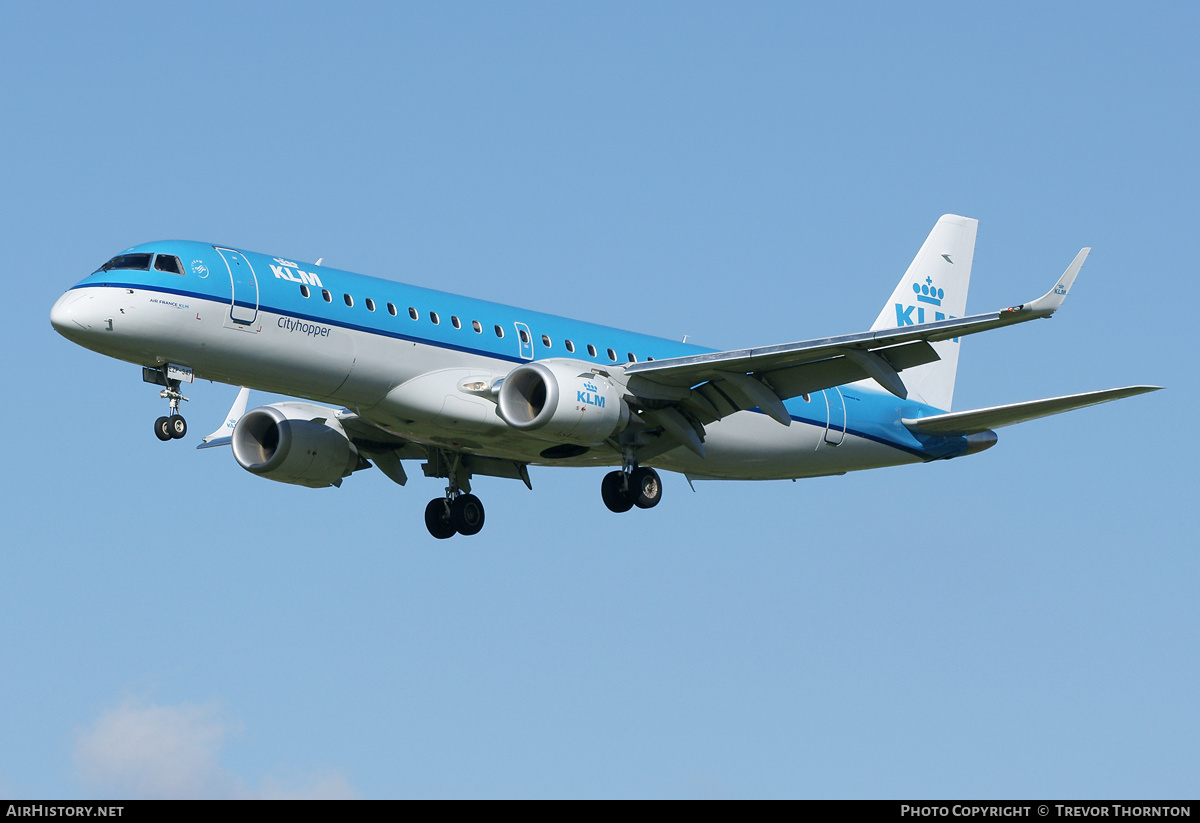 Aircraft Photo of PH-EZP | Embraer 190STD (ERJ-190-100STD) | KLM Cityhopper | AirHistory.net #109674