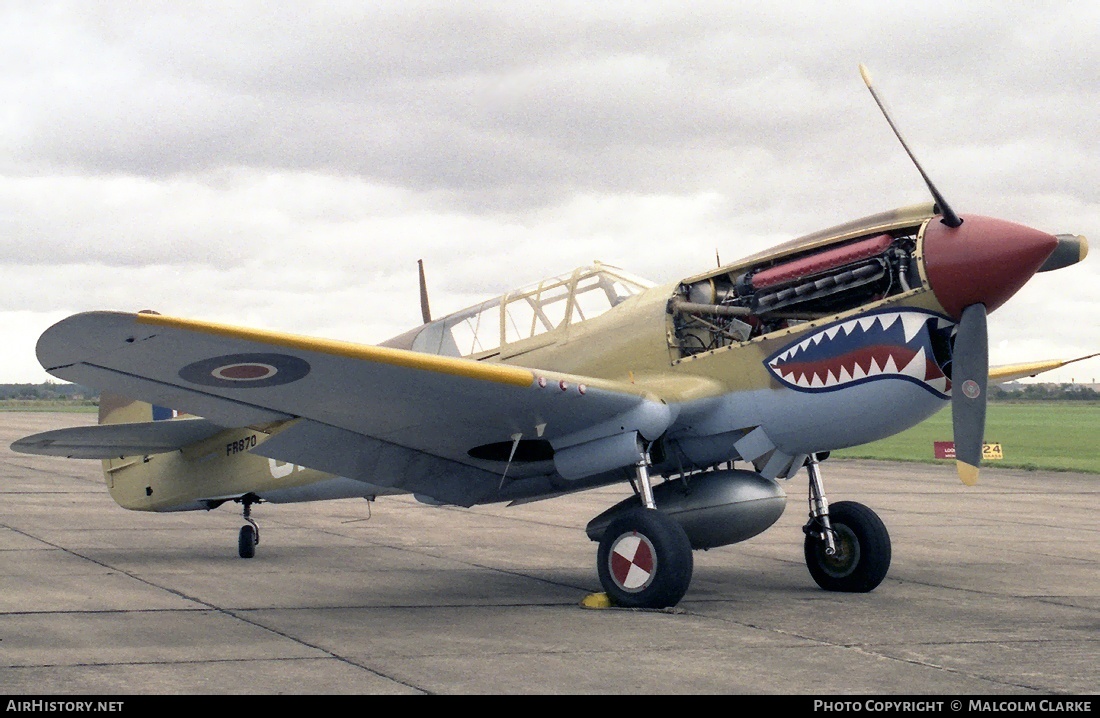 Aircraft Photo of N1009N / NL1009N / FR870 | Curtiss Kittyhawk Mk3 | AirHistory.net #109684