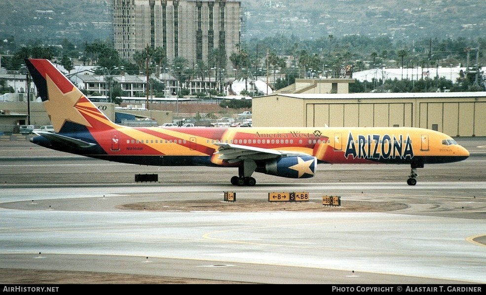 Aircraft Photo of N916AW | Boeing 757-23A | America West Airlines | AirHistory.net #109692