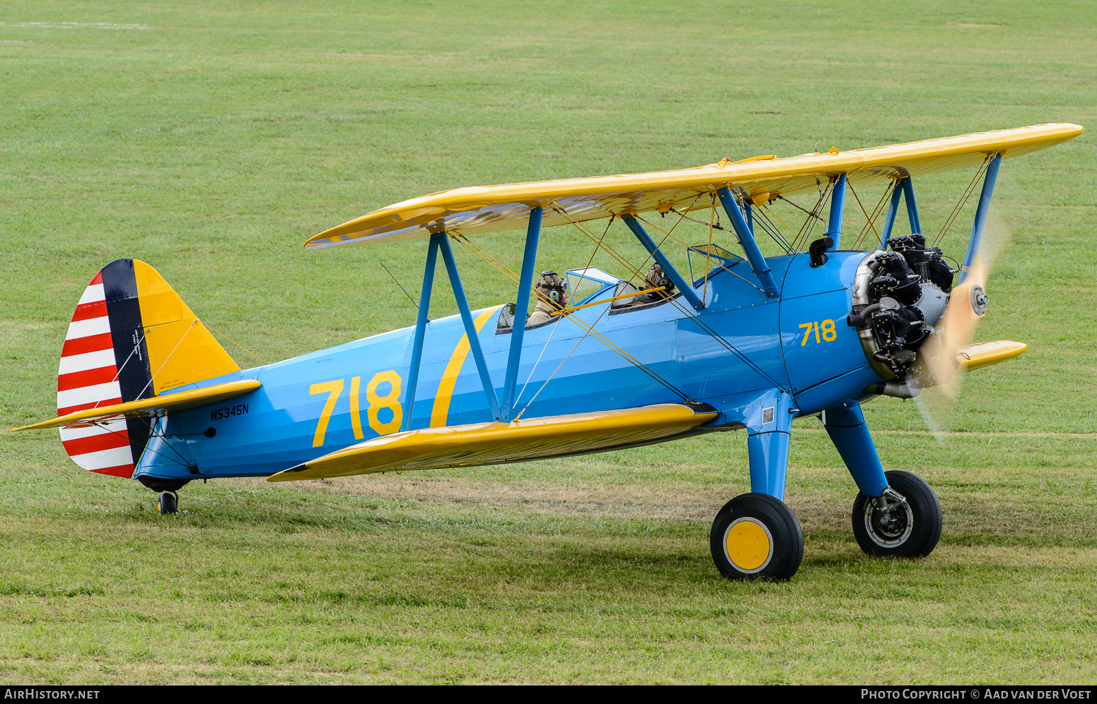 Aircraft Photo of N5345N | Boeing PT-13D Kaydet (E75) | USA - Air Force | AirHistory.net #109740