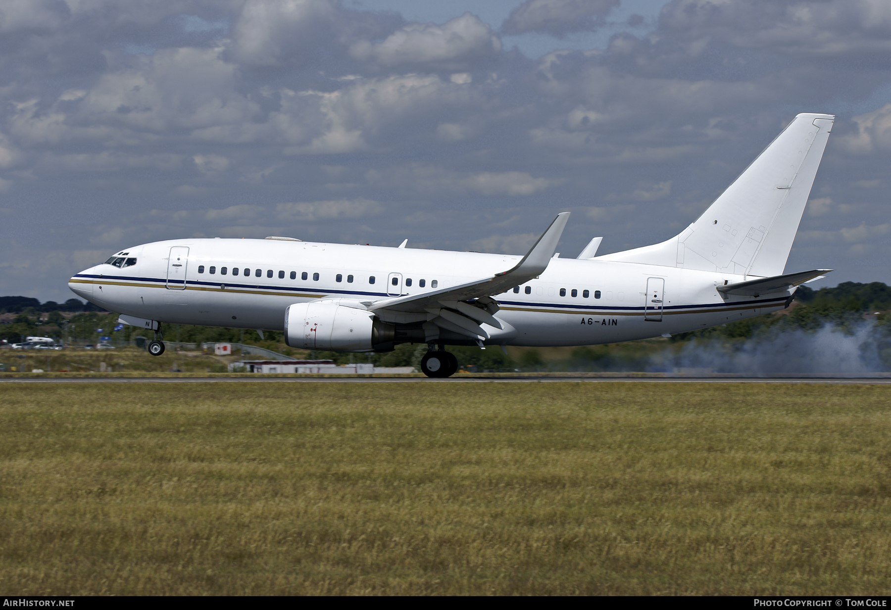 Aircraft Photo of A6-AIN | Boeing 737-7Z5 BBJ | AirHistory.net #109741