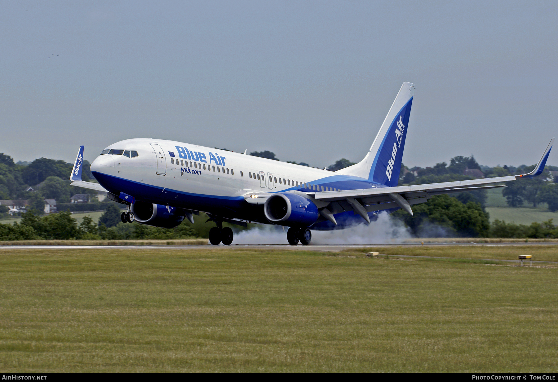 Aircraft Photo of YR-BIF | Boeing 737-8Q8 | Blue Air | AirHistory.net #109742