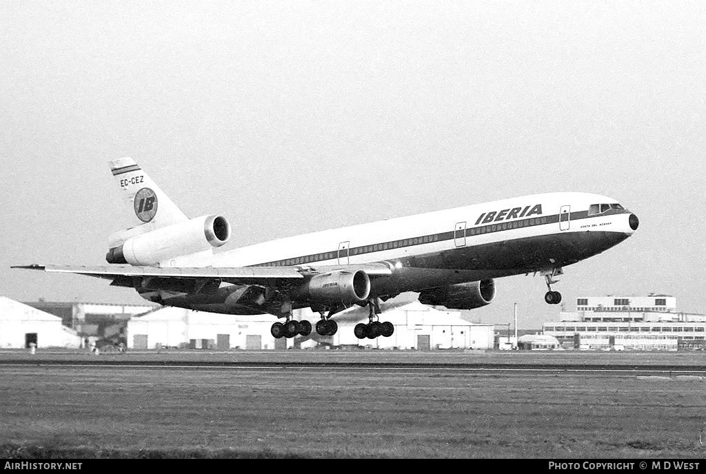 Aircraft Photo of EC-CEZ | McDonnell Douglas DC-10-30 | Iberia | AirHistory.net #109746